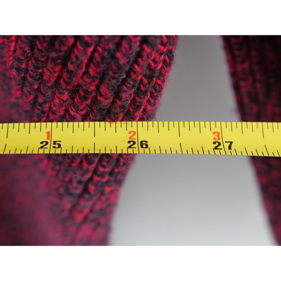 American Eagle Red Athletic Fit Wool Blend Neck Long Sleeve Sweater XXL 2XL - Picture 5 of 7